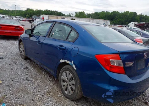 2012 Honda Civic Lx z USA, uszkodzony, nr VIN 2HGFB2F55CH510185